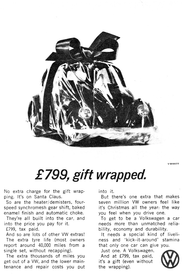 1964 Volkswagen Beetle Gift Wrapped